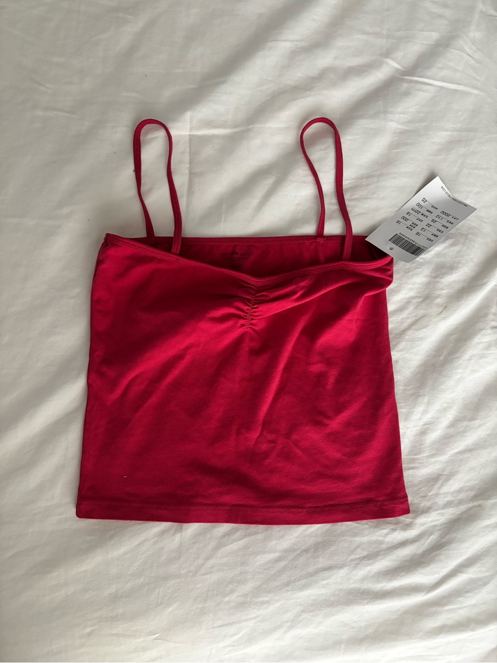 Brandy Melville Hot Pink Spaghetti-Strap Cami